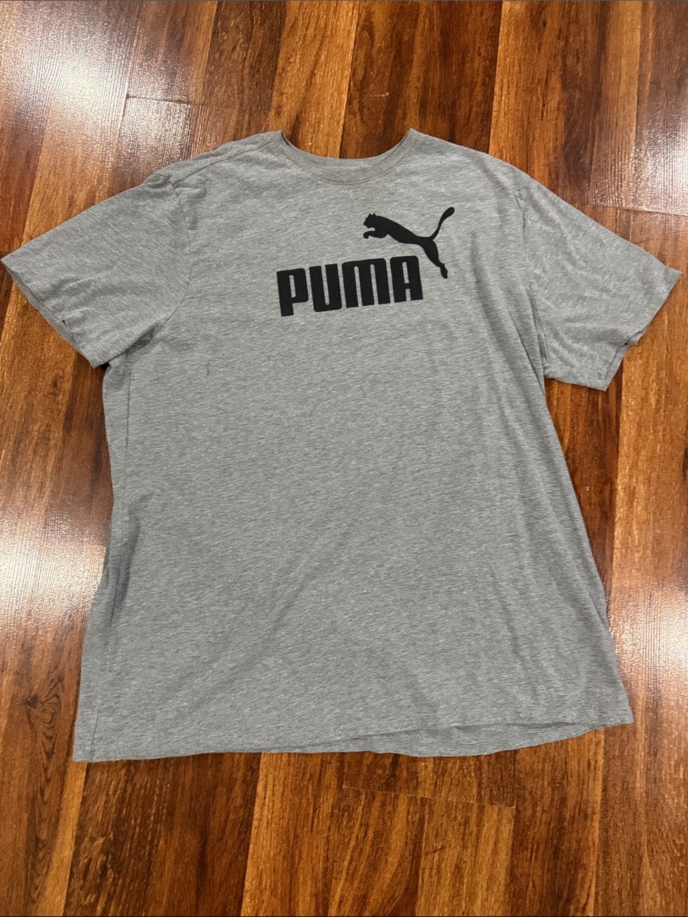 Puma Grey Tee with Black Logo